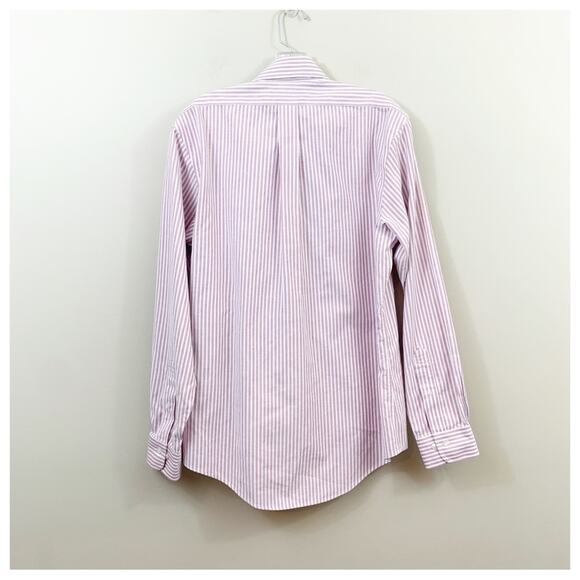 Brooks Brothers Regent Pin Striped Red/White/Blue The Original Polo Shirt - Picture 7 of 7